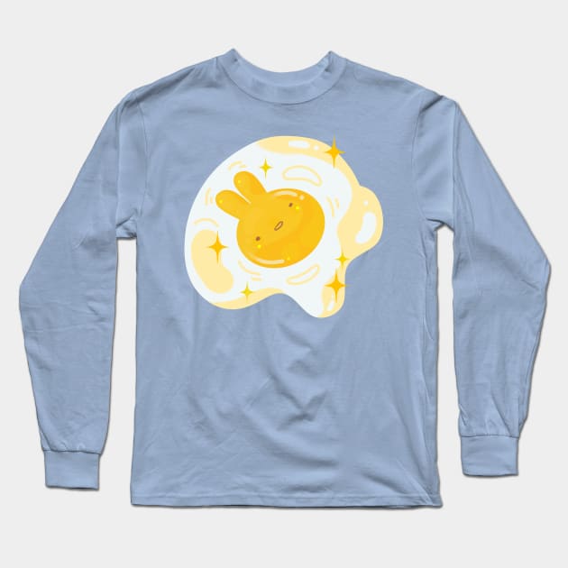 Sunny Bunny Egg Long Sleeve T-Shirt by Mofy